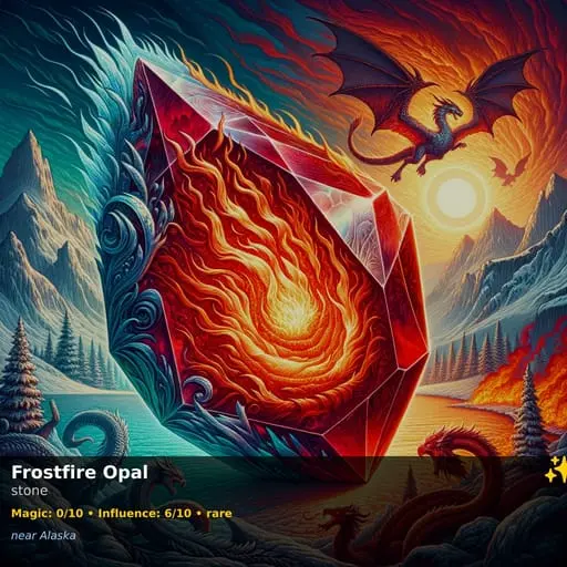 Frostfire Opal image